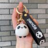 Sleepy panda keychain bag charm