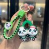 avocado panda cute panda keychain bag charm