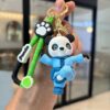 kung fu pose cute panda keychain bag charm