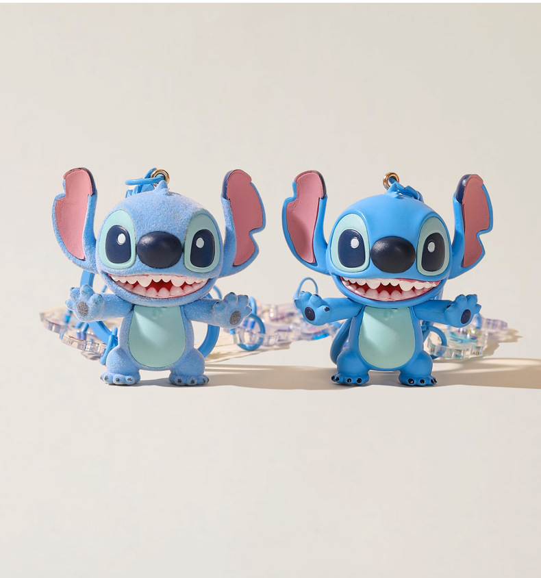 Kawaii Blue Alien Keychain Bag Charm - NexGlow