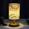 Red Plum Blossom chinese floral led night light table lamp