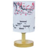 Chinese floral LED night light table lamp lifestyle image