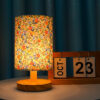 Vintage Floral chinese floral led night light table lamp
