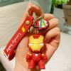 Superhero Style Figure Keychain Collection - Armored Hero