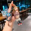 Anime Fighter Keychain Bag Charm Collection - Blue Armor Fighter