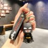 Comic Hero Figure Keychain Bag Charm - Big Eye Masked Hero