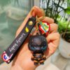 Superhero Style Figure Keychain Collection - Black Panther Style Hero