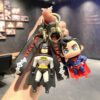 Comic Hero Figure Keychain Bag Charm