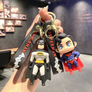 Comic Hero Figure Keychain Bag Charm