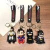 Comic Hero Figure Keychain Bag Charm