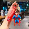 Comic Hero Figure Keychain Bag Charm - Mixed Cape Hero
