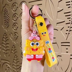 Ocean Buddy Cartoon Keychain Collection - Piggyback Duo B